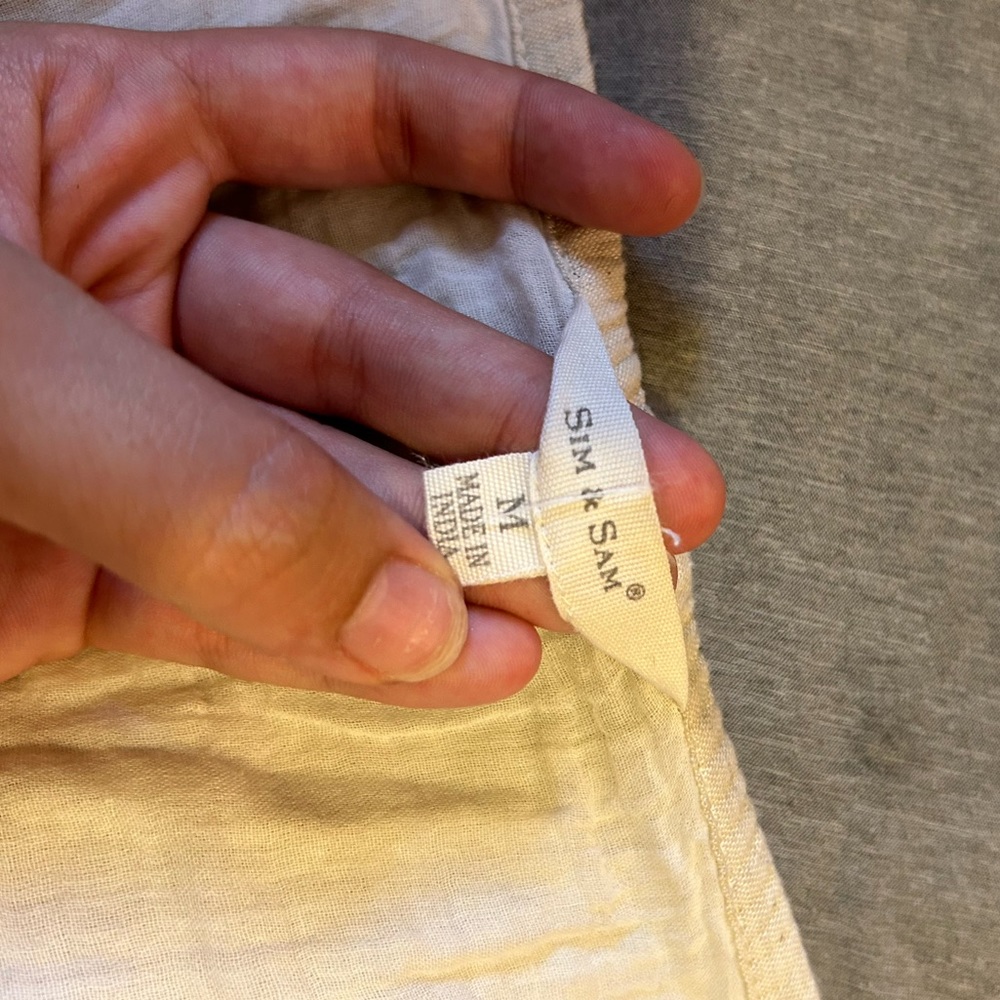 cream dress - Picture 3 of 5